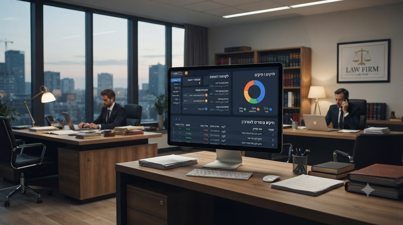 ניהול משרד עורכי דין חכם עם LeadMeCMS
